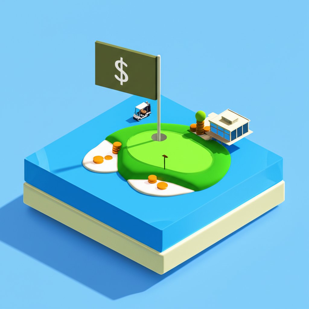 Bayside Resort Golf Club fees image showcasing affordable rates for a premier golfing experience.