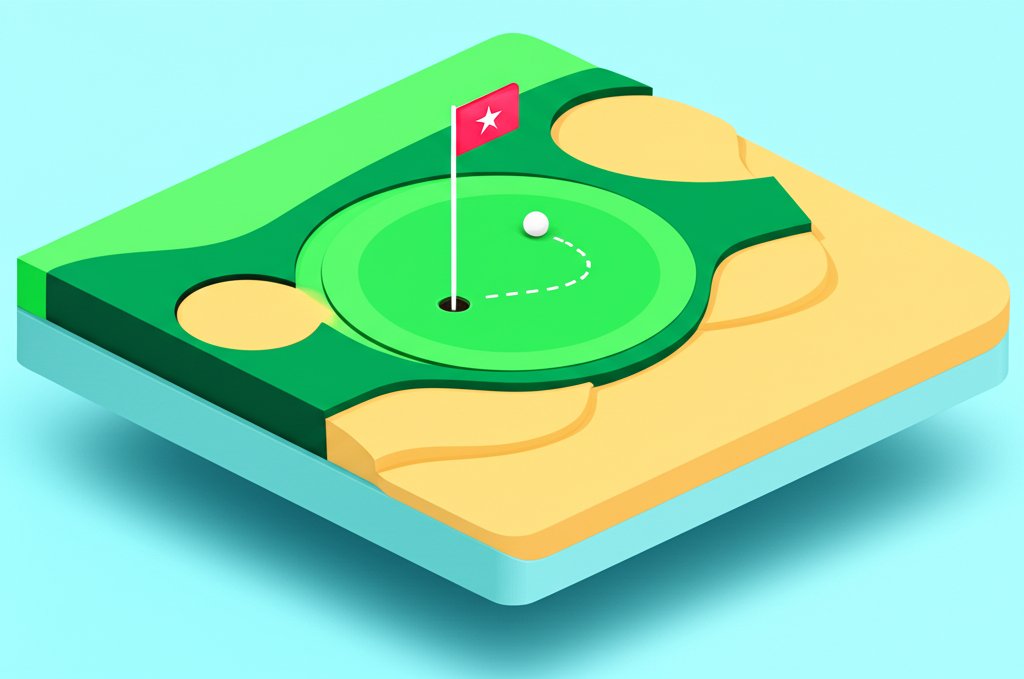 Estrella Golf Club course strategy showcasing hole layout, hazards, and optimal player approach.