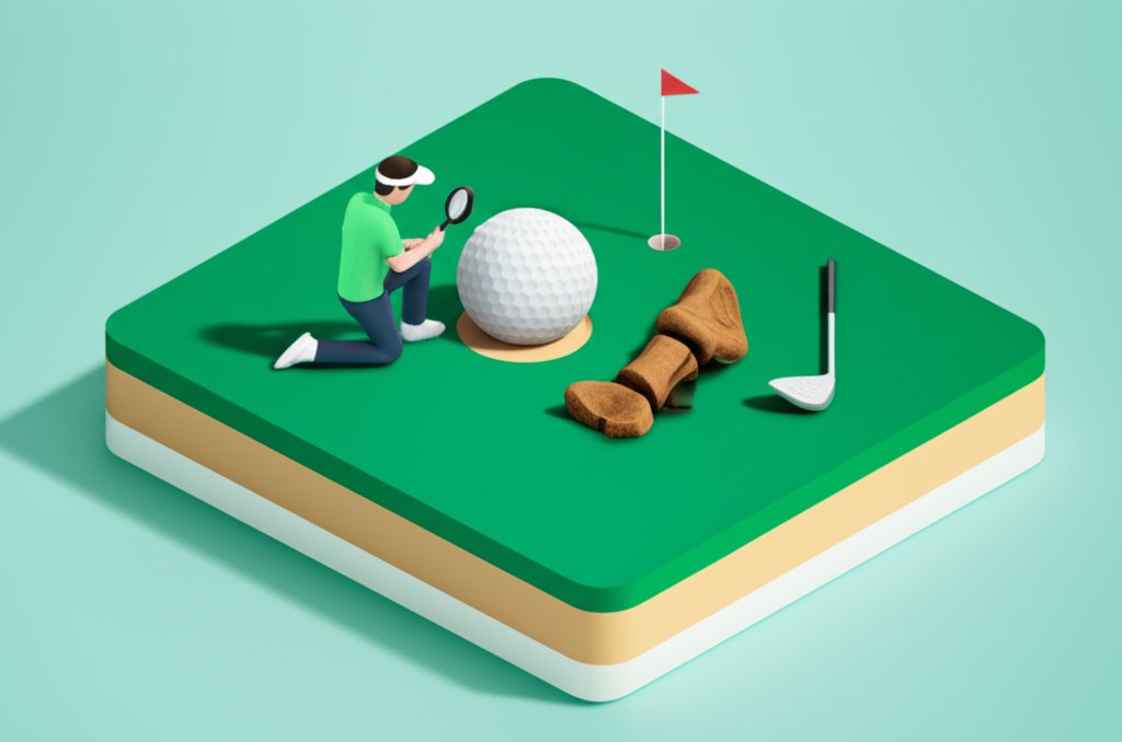 Fossils found on golf course, a unique hobby merging paleontology and golfing fun.