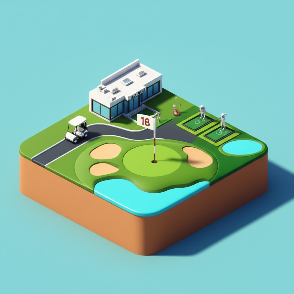 Lush Mistwood Golf Club amenities showcasing course, clubhouse, and practice facilities for an exceptional golfing experience.