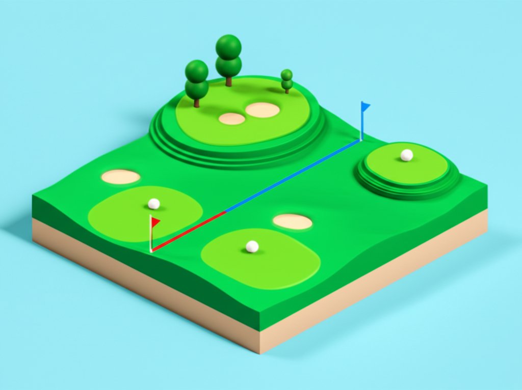 PGA Tour versus LPGA golf club distance comparison showcasing driving range differences.