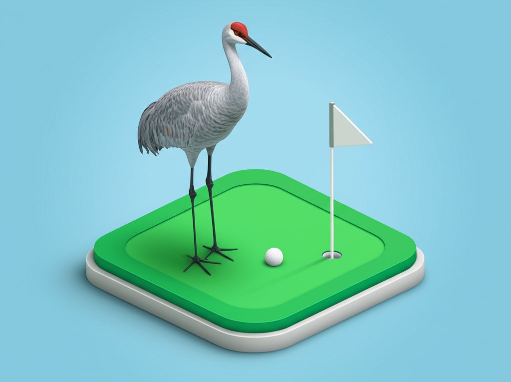Lush Sandhill Crane golf course conditions showcase vibrant green fairways and pristine putting greens.