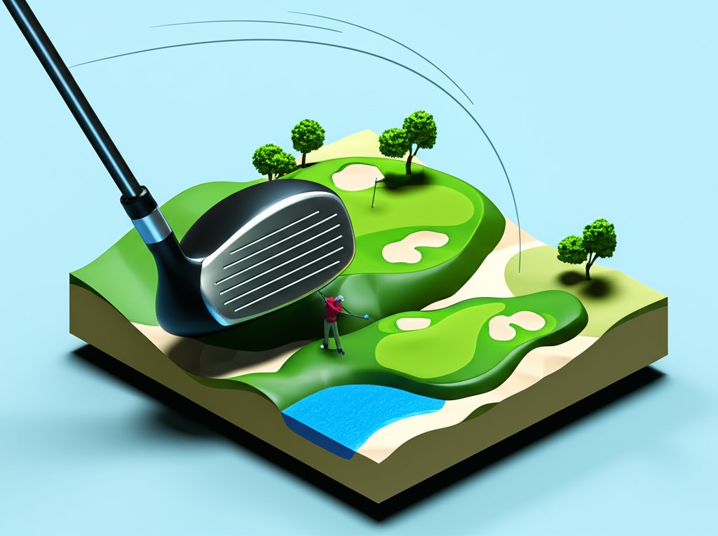 Stonebrooke Golf Course long hitters showcase powerful swings and drives during a tournament.