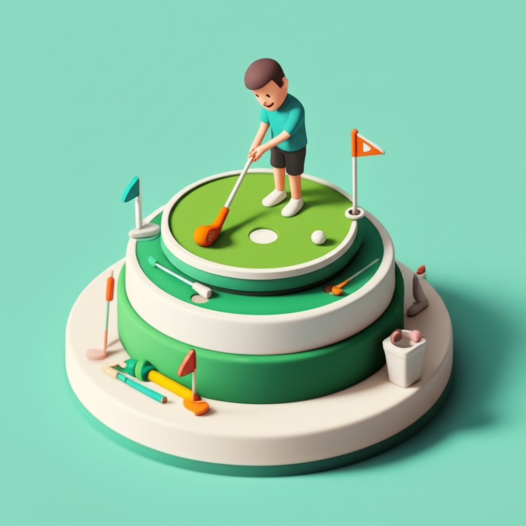 Junior golfer with properly sized clubs demonstrates the importance of right equipment for youth golf.