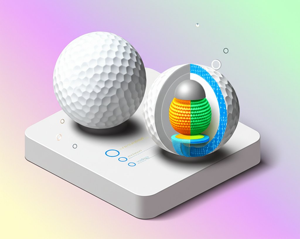 Golf ball differences: comparing dimple patterns, core construction, and cover materials.