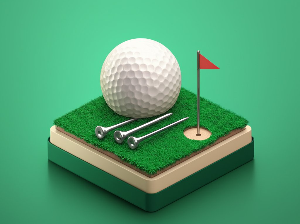 Deluxe golf ball gift set, perfect present for any golf enthusiast.