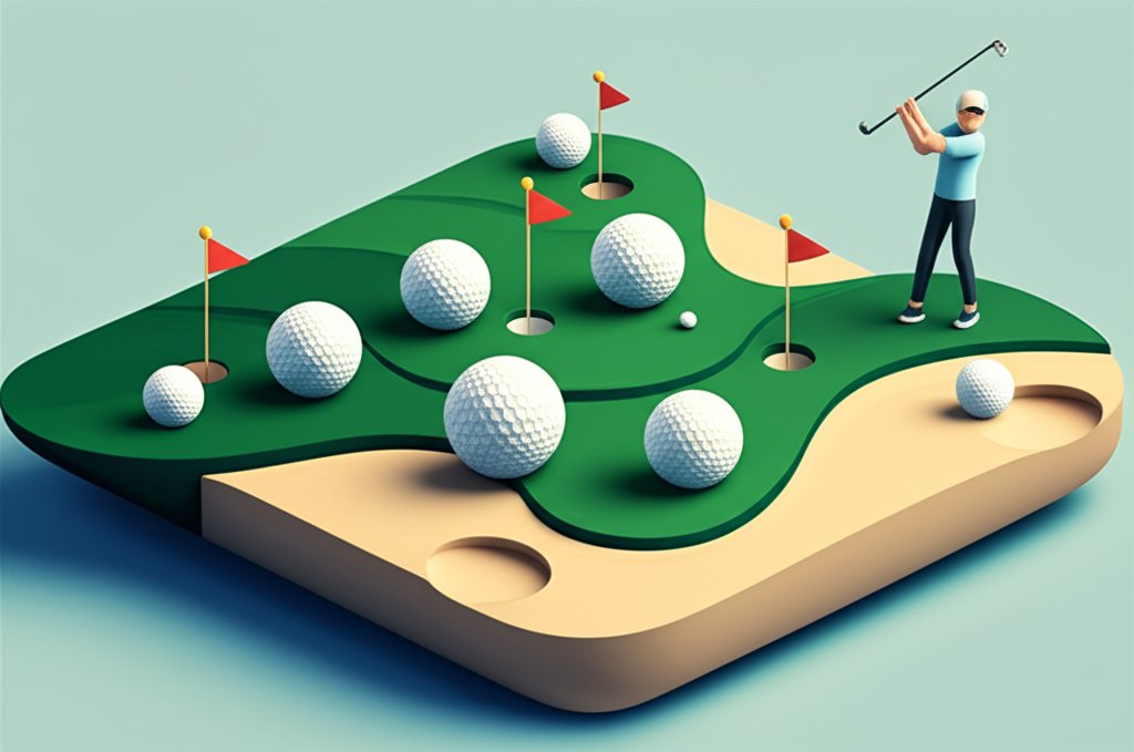 Fun 'Have a Day' golf balls, great for a lighthearted game.