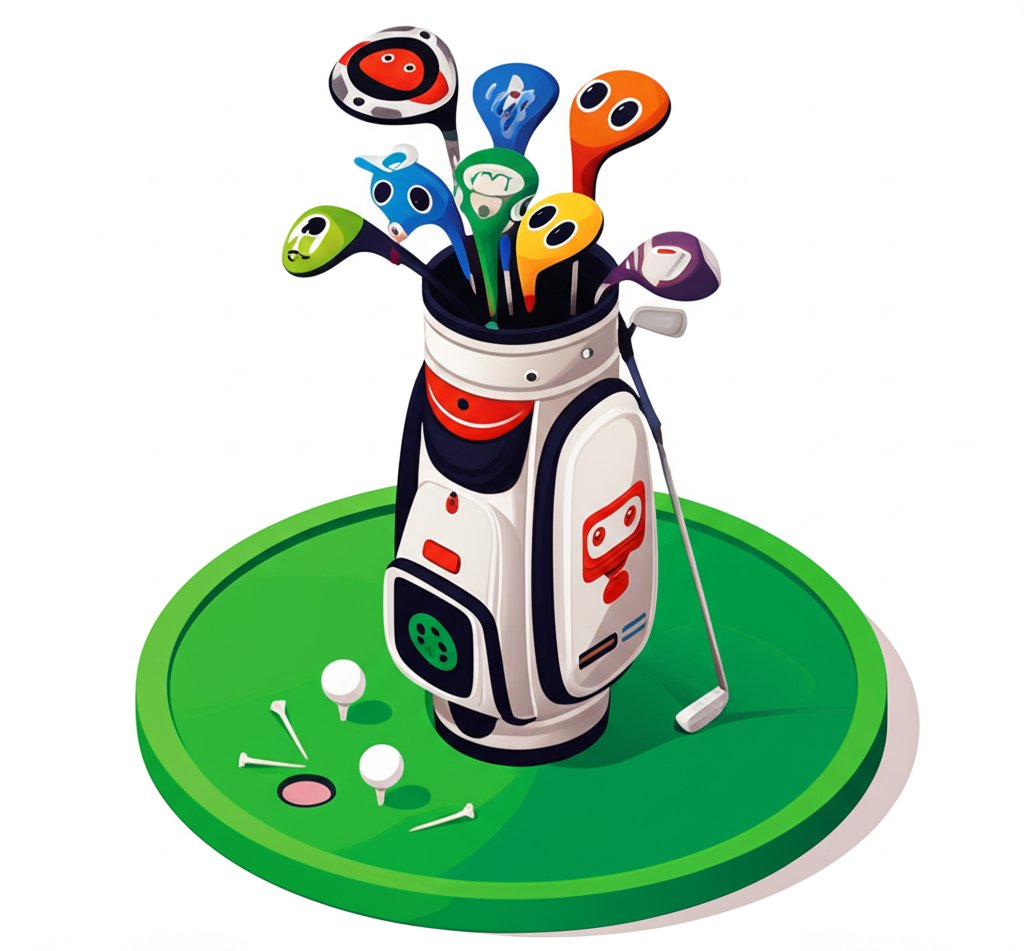 Vibrant, personalized golf headcovers, the loudest statement in any golfer's bag.