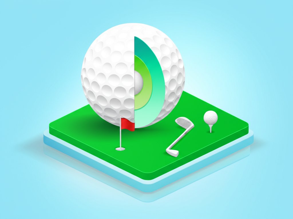 High-performance three piece golf balls for superior distance and feel.