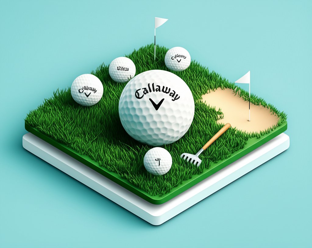 Used Callaway golf balls, assorted models and conditions.